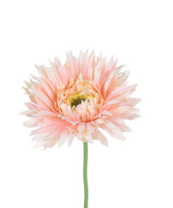GloboStar® Artificial Garden PINK GERBERA BRANCH 21205 Τεχνητό Διακοσμητικό Κλαδί Ζέρμπερας Ροζ Y44cm