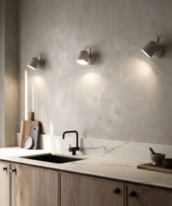 Επιτοίχιο Φωτιστικό DFTP Angle 1xGU10 Γκρι Χρώματος – 2120601010