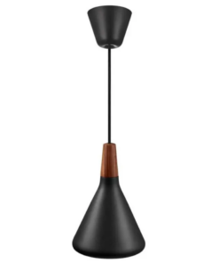 Κρεμαστό Φωτιστικό DFTP Nori 18 1xE27 Μαύρου Χρώματος – 2120803003