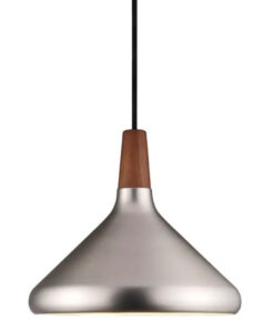 Κρεμαστό Φωτιστικό DFTP Nori 27 1xE27 Χρώματος Νίκελ – 2120813032