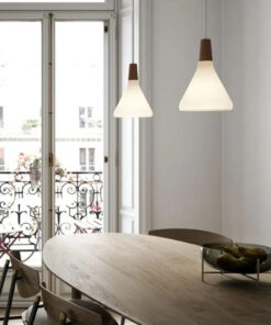 Κρεμαστό Φωτιστικό DFTP Nori 18 1xE27 Λευκού Χρώματος – 2120843001