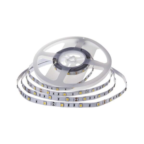 Tαινία LED DC:12V SMD5050 4.8W/m IP20 3000K θερμό λευκό V-TAC - 212135