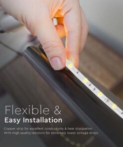 LED Ταινία 6W V-TAC Dimmable 500lm/m Αδιάβροχη IP65 Θερμό 3000K 5 Μέτρα – 212145