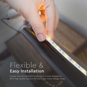 LED Ταινία 6W V-TAC Dimmable 500lm/m Αδιάβροχη IP65 Θερμό   3000K 5 Μέτρα – 212145