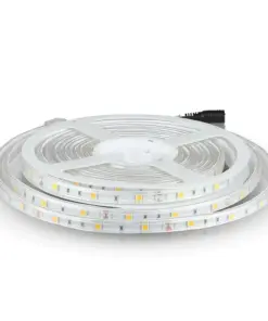 LED Ταινία 4W V-TAC Dimmable 500lm/m Αδιάβροχη IP65 Πολύχρωμη RGB 5 Μέτρα – 212118