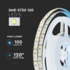 LED Ταινία 20W V-TAC Dimmable CRI>95 2000lm/m Ψυχρό 6400K 5 Μέτρα – 212161