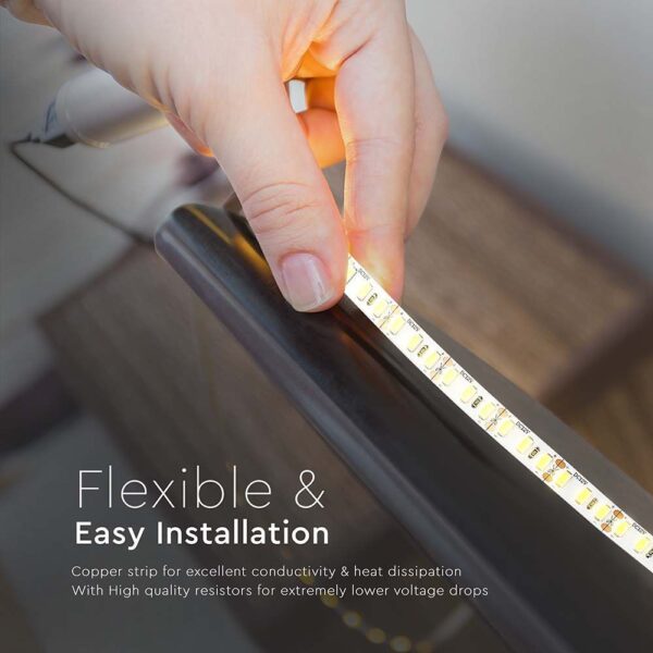 LED Ταινία 20W V-TAC Dimmable CRI>95 2000lm/m Ψυχρό 6400K 5 Μέτρα – 212161