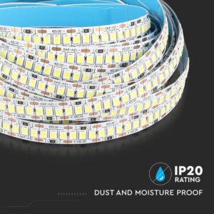 LED Ταινία 20W V-TAC Dimmable 2000lm/m Φυσικό 4000K 5 Μέτρα – 212165