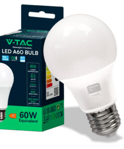 LED Λάμπα E27 A60 8.5W V-TAC PRO Samsung Chip 806lm Φυσικό Λευκό 4000K – 21229