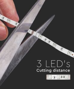 LED Ταινία 6W V-TAC Dimmable 500lm/m Πολύχρωμη RGB 5 Μέτρα – 212124