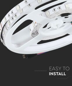 LED Ταινία 6W V-TAC Dimmable 500lm/m Πολύχρωμη RGB 5 Μέτρα – 212124