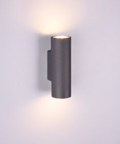 Φωτιστικό Τοίχου Trio Lighting 2xGU10 Μαύρο Ματ Μεταλλικό 212400232