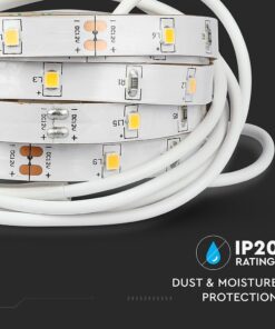 Σετ Εύκαμπτης Ταινίας LED 1.2m 3W με Αισθητήρα Κίνησης για Μονό Κρεβάτι V-TAC IP65 Φυσικό 4000K – 212549