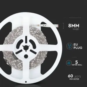 Σετ 5Μ RGB Πολύχρωμης Ταινίας LED  V-TAC – 212558