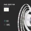 LED Ταινία 12W V-TAC Dimmable 24V 1680lm/m Θερμό 3000K 5 Μέτρα – 212596