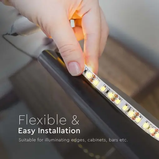 LED Ταινία 12W V-TAC Dimmable 24V 1680lm/m Θερμό 3000K 5 Μέτρα – 212596