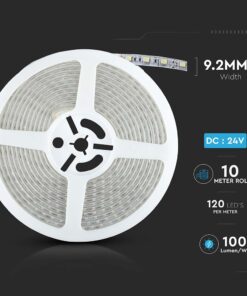Ταινία LED SMD2835 DC:24V IP65 7.5W/m ψυχρό λευκό 100lm/W V-TAC – 212627