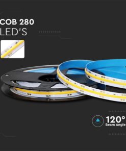Tαινία LED COB 5m 24V 10W/m IP20 4000K Φυσικό Λευκό V-TAC – 212653