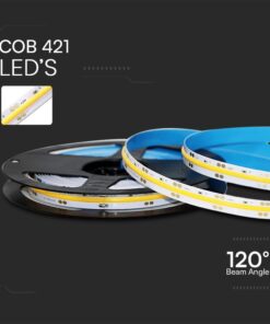 LED Ταινία COB 10W V-TAC Dimmable 24V 1000lm/m Φυσικό 4000K 5 Μέτρα – 212668