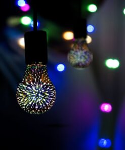 LED Λάμπα E27 A60 3W 3D Filament V-TAC 300° 20lm Θερμό Λευκό 3000Κ – 212704