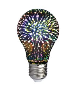 LED Λάμπα E27 A60 3W 3D Filament V-TAC 300° 20lm Θερμό Λευκό 3000Κ – 212704
