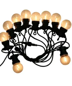 Αδιάβροχο φωτιστικό γιρλάντα 5m με 10 λάμπες Filament Θερμό λευκό 3000Κ V-TAC – 212728