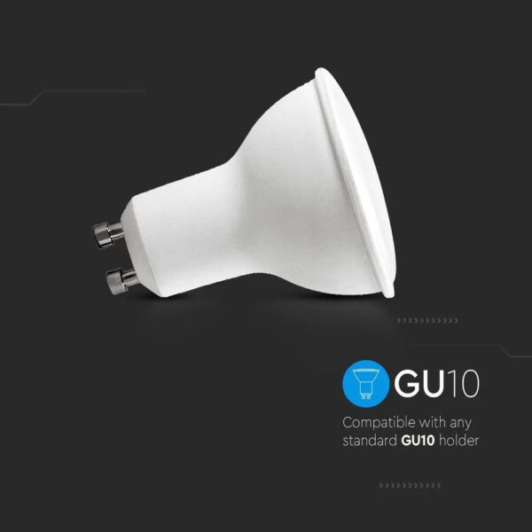 Λάμπα LED Spot GU10 SMD 4.5W 3000K 6PCS/PACK  V-TAC – 212739