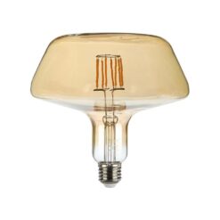 LED Λάμπα E27 T180 8W Filament Amber V-TAC 300° 620lm Θερμό Λευκό 2200Κ – 212790