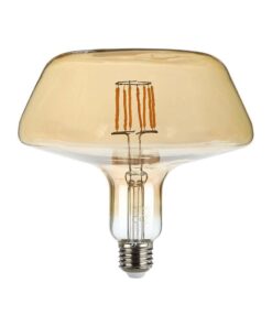 LED Λάμπα E27 T180 8W Filament Amber V-TAC 300° 620lm Θερμό Λευκό 2200Κ – 212790
