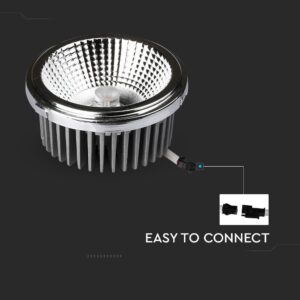 Λάμπα LED Spot  AR111 COB 20W Θερμό Λευκό 3000K 20°/40° V-TAC – 212792