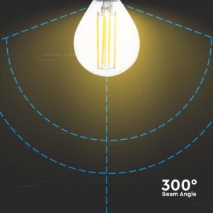 Λάμπα LED E14 Filament 6W 6500K  V-TAC – 212847
