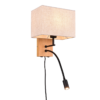 Επιτοίχιο Φωτιστικό Trio Lighting LED 1xE27 Ξύλινου Χρώματος – 212870236