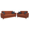 Sofa set 2pcs Antony pakoworld fabric velvet tile 213-000030