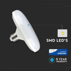 LED Λάμπα E27 F150 15W UFO V-TAC Samsung Chip Θερμό Λευκό 3000K – 213