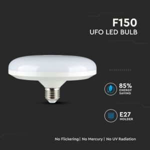LED Λάμπα E27 F150 15W UFO V-TAC Samsung Chip Θερμό Λευκό 3000K – 213