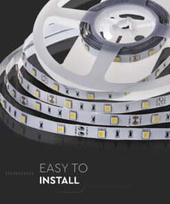 LED Ταινία 6W V-TAC Dimmable 500lm/m Ψυχρό Λευκό 6400K 5 Μέτρα – 212133