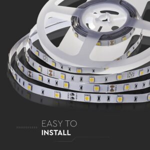 LED Ταινία 6W V-TAC Dimmable 500lm/m Ψυχρό Λευκό 6400K 5 Μέτρα – 212133