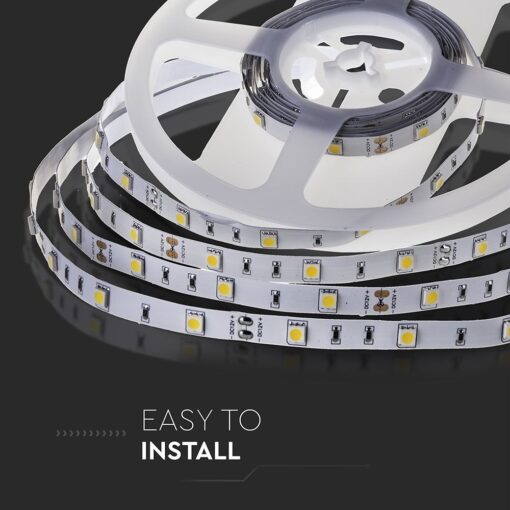 LED Ταινία 6W V-TAC Dimmable 500lm/m Ψυχρό Λευκό 6400K 5 Μέτρα – 212133