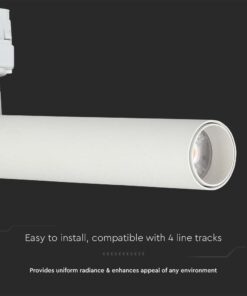 LED φωτιστικό ράγας Samsung COB 7W 4000K Λευκού Χρώματος V-TAC – 21351