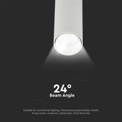 LED φωτιστικό ράγας Samsung COB 7W 4000K Λευκού Χρώματος V-TAC – 21351
