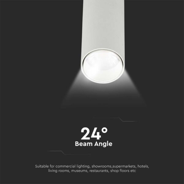 LED φωτιστικό ράγας Samsung COB 7W 4000K Λευκού Χρώματος V-TAC – 21351