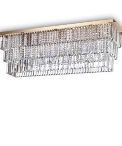 IDEAL LUX Φωτιστικό Οροφής MARTINEZ 8xE14 Χρυσού Χρώματος – 213569