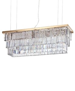 IDEAL LUX Κρεμαστό Φωτιστικό MARTINEZ 8xE14 Χρυσού Χρώματος – 213583