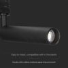 LED φωτιστικό ράγας Samsung COB 15W 5000K Μαύρου Χρώματος V-TAC – 21361