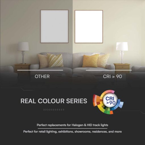 LED φωτιστικό ράγας Samsung COB 15W 5000K Μαύρου Χρώματος V-TAC – 21361