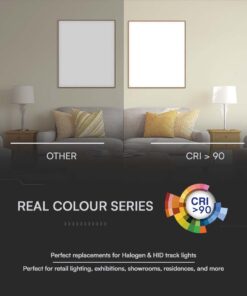 LED φωτιστικό ράγας Samsung COB 33W 3000K Μαύρου Χρώματος V-TAC – 21371