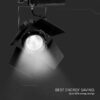 LED φωτιστικό ράγας Samsung COB 33W 3000K Μαύρου Χρώματος V-TAC – 21371
