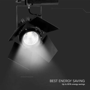 LED φωτιστικό ράγας Samsung COB 33W 4000K Μαύρου Χρώματος V-TAC – 21372