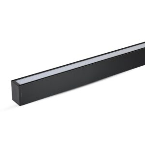 LED Γραμμικό Κρεμαστό Φωτιστικό 120cm Μαύρο 40W V-TAC PRO Samsung Chip 3720lm 120° Φυσικό Λευκό 4000K – 21374