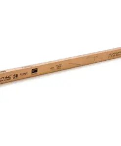 LED Γραμμικό Κρεμαστό Φωτιστικό 120cm Ασημί Linkable 40W V-TAC PRO Samsung Chip 3300lm 120° Φυσικό Λευκό 4000K – 21375